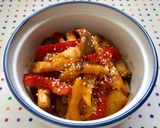 パプリカとエリンギのケチャップソース炒め作り方4写真