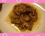 タカラの料理酒で！しそ生姜風味豚肉炒め作り方5写真