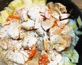 白菜と大根と鶏肉のクリーム煮作り方5写真