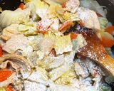 白菜と大根と鶏肉のクリーム煮作り方6写真