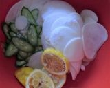 かぶとキュウリの柚子まるごと塩サラダ作り方2写真