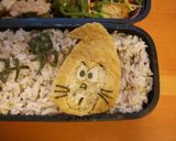 油揚げたった1／4枚！ねずみ男のキャラ弁作り方6写真