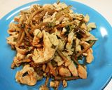 鶏むね肉とごぼうのガーリック醤油炒め作り方6写真