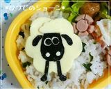 ひつじのショーン★キャラ弁作り方6写真