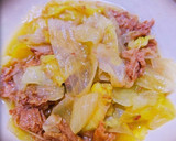 キャベツと玉ねぎと豚肉の柔らか煮作り方1写真