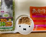 たらこふりかけ温うどん作り方1写真