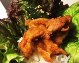 旨辛！ご飯がすすむ！豚のコチュジャン炒め作り方5写真