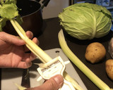 再現レシピ田舎風やわらかキャベツのスープ作り方1写真