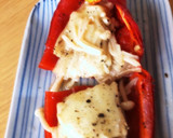 レッドホルンピーマンのエノキチーズ焼き作り方5写真