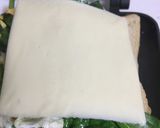 超簡単　卵ほうれん草ホットサンド作り方7写真