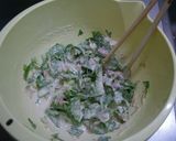 セロリの葉っぱでかき揚げ作り方3写真