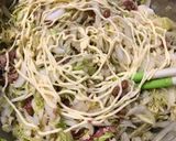 白菜と納豆のコンビーフ入りサラダ作り方2写真