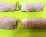 【レタスととろ~りチーズのペッパー肉巻】作り方5写真