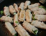 【レタスととろ~りチーズのペッパー肉巻】作り方7写真