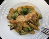 スモーク薫るサーモンと野菜のアヒージョ作り方3写真