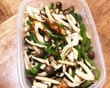 チクワとピーマン、しめじのレンチン塩昆布作り方2写真