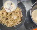 鴨ローストのカルボナーラ作り方12写真