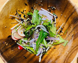 簡単副菜★ひじきと生野菜の和風胡麻サラダ作り方3写真