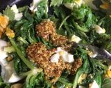 セロリの葉マヨタマゴ粒マスタード炒め作り方9写真