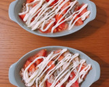 焼くだけ！サバ缶トマトマヨネーズ焼き作り方1写真