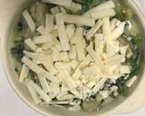 ほうれん草と牡蠣のグラタンお餅バージョン作り方5写真