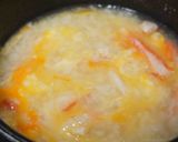 蟹のあんかけ中華風雑炊作り方3写真