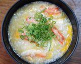 蟹のあんかけ中華風雑炊作り方5写真