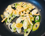簡単に！甘くて美味しいネギ揚げ炒め作り方3写真