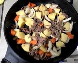 フライパンで水無し肉じゃが作り方3写真