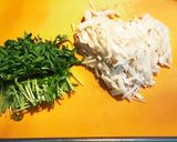 菊芋と豆苗のナムル作り方1写真
