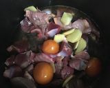 簡単過ぎるB級グルメ☆ 甲府鳥もつ煮作り方1写真