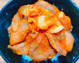 ブリの辛々ガーリック漬け丼作り方4写真