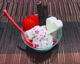 生クリームと練乳だけ！苺アイスクリーム作り方4写真