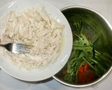 蒸し鶏中華タレ♪簡単鶏胸肉サラダアレンジ作り方14写真