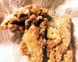 豚コマのスティック唐揚げ♡照りソース和え作り方4写真