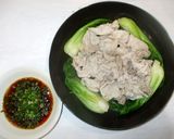 茹で豚のラー油ソースかけ♪簡単作り方13写真