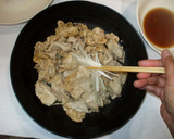 茹で豚の茗荷大葉胡瓜ソース♪簡単作り方12写真