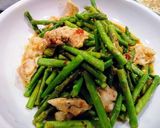 ピリ辛もやしと韮の沙茶醤炒め作り方3写真