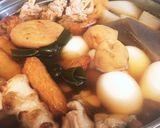 簡単　我が家の鶏もも肉の出汁で絶品おでん作り方8写真