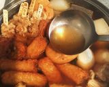簡単　我が家の鶏もも肉の出汁で絶品おでん作り方9写真