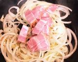 ブロッコリーと玉ねぎのペペたまパスタ作り方5写真