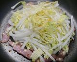 簡単！厚切りハムと白菜の洋風炒め作り方3写真