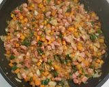 パパっと簡単☆コロコロウインナー丼作り方3写真
