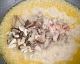 金目鯛と平茸のリゾット作り方6写真