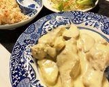 鶏胸肉と手羽元でシュクメルリ♫作り方10写真