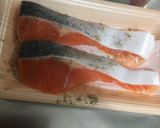 トラウトサーモンのバターしょうゆ焼き作り方1写真