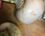 超簡単　カブのポン酢炒め作り方1写真
