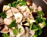 時短！豚コマとれんこんとナスの中華炒め作り方4写真