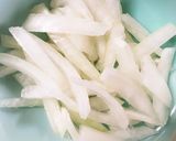 レンジで胸肉タンドリーチキン味青椒肉絲風作り方2写真