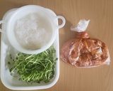 10分で!豆苗としらたきの簡単プルコギ作り方1写真